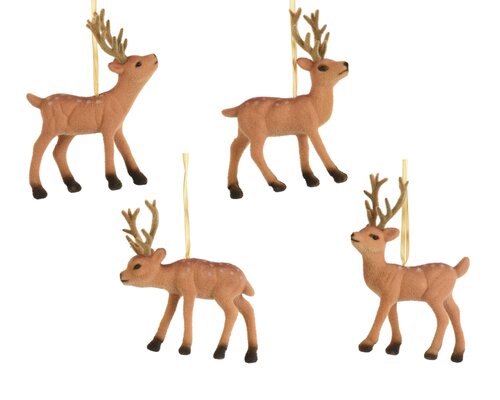 Decoris Hert polystyreen flock 4ass