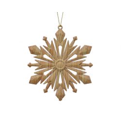 Decoris Sneeuwvlok Plc Houtnerf Dessin Naturel 0.4x10.5x12.5cm