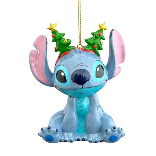 Orn.resin 3d stitch haarband 10cm