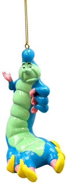 Orn.resin rups 10cm