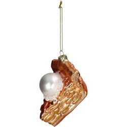 HD Collection Ornament Cake Pie Glass Gold 11cm - afbeelding 2