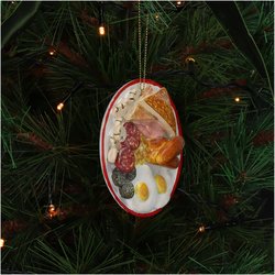 HD Collection Ornament English Breakfast Polyresin Multi 8.9cm - afbeelding 4