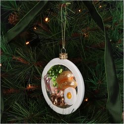 HD Collection Ornament Food Plate Glass Multi 10.2cm - afbeelding 3