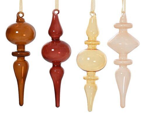 Ornament glas d6.2h19.4cm a4