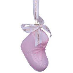 Vondels Baby's Eerst Kerst Schoentje Roze - afbeelding 1