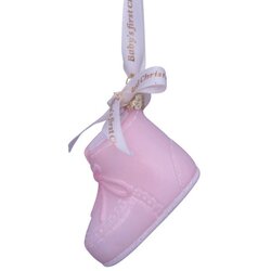 Vondels Baby's Eerst Kerst Schoentje Roze - afbeelding 3