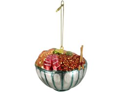 HD Collection Ornament Japanese Seafood Glass Mix 8.9cm - afbeelding 2