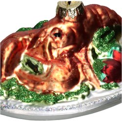 HD Collection Ornament Lobster Dish Glass Multi 11.4cm - afbeelding 3