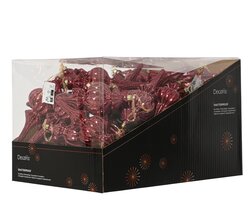 Decoris Ornament polystyreen shiny,matt,mercury glitter 2ass - afbeelding 2