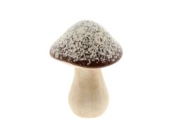 Paddestoel dolo d10h14cm d.bruin