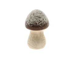 Paddestoel dolo d6h10cm d.bruin