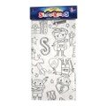 Paper tablecloth to colour Sinterklaas