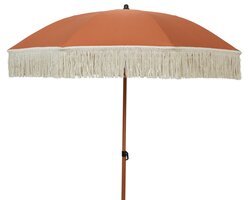Parasol polyester d200h210cm terra