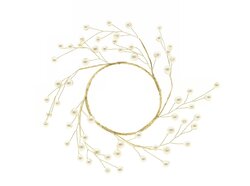 Parel kaars ring d16h5cm goud