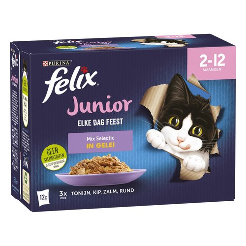 Pouch elke dag feest junior mix gelei