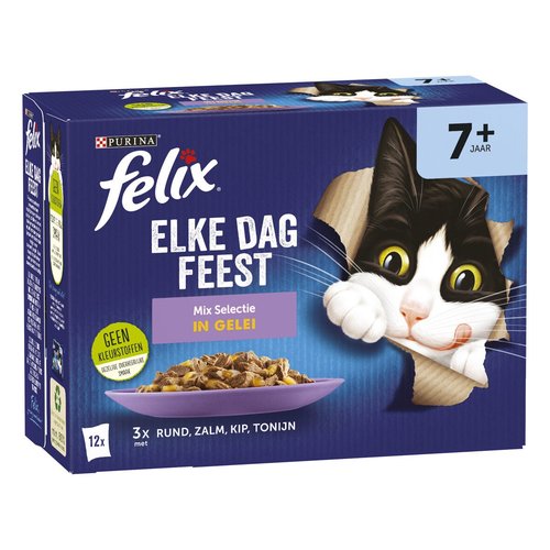 Pouch elke dag feest senior mix gelei