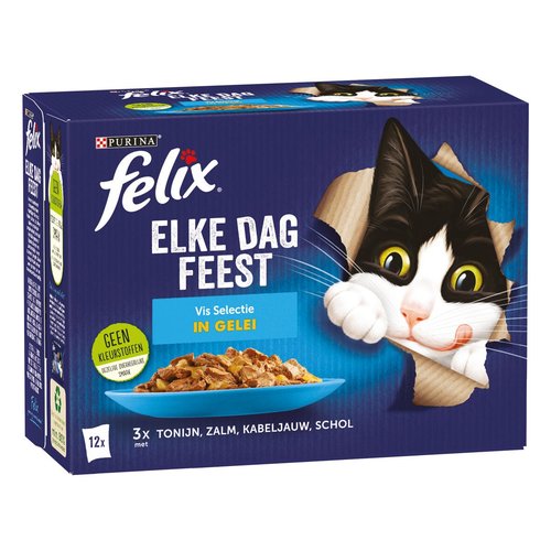 Pouch elke dag feest vis in gelei