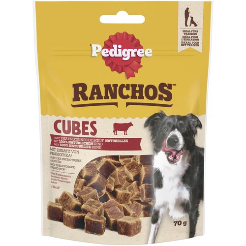 Pedigree Hondensnack ranchos cubes rund 70g