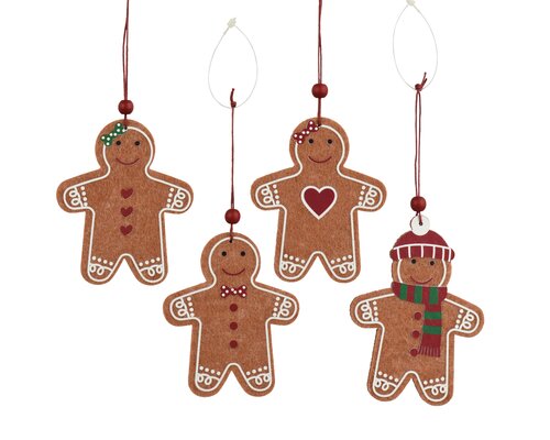 Decoris Peperkoek vilt red heart 4ass