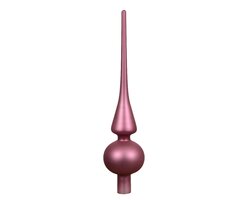 Piek glas d6h26cm vintage roze - afbeelding 1