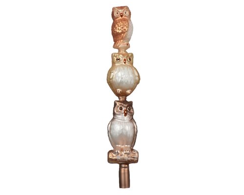 Piek glas l6.3b5.5h35cm bruin - afbeelding 1