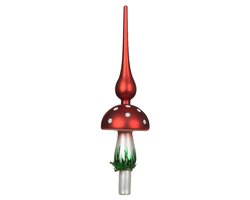 Piek glas l8b8h31cm rood/kleur(en) - afbeelding 1