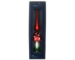 Piek glas l8b8h31cm rood/kleur(en) - afbeelding 2