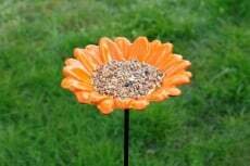 Pieter Pik Voederschaal op steker gerbera l75cm | voeder bloem - afbeelding 2