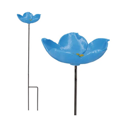 Pieterpik Voederschaal op steker myosotis l75cm