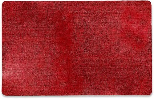 Placemat metallic l30b45cm rood