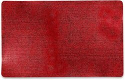 Placemat metallic l30b45cm rood
