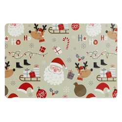 Placemat present 43.5x28.5cm sand