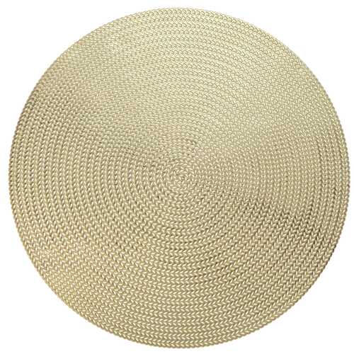 Placemat thora d38cm goud