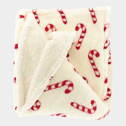 Plaid candy cane 200x150cm