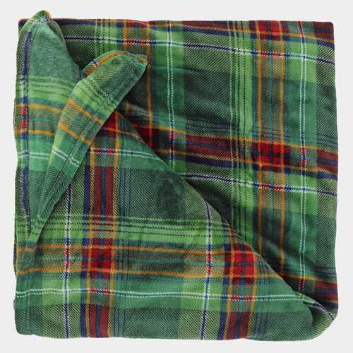 Plaid victor 200x150cm donkergroen