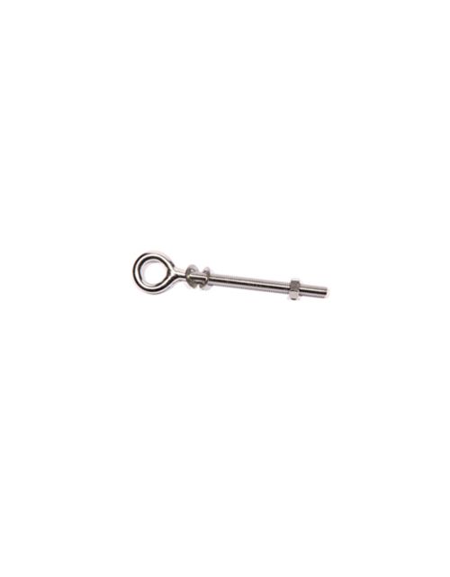 Platinum Bout met oog voor paal, M8 x 100, RVS