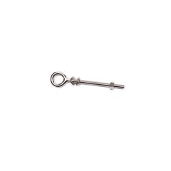 Platinum Bout met oog voor paal, M8 x 100, RVS