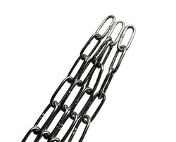 Platinum ketting schalm 4mm-lang 200 cm - RVS - afbeelding 2