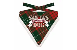 Plenty gifts Bandana xmas fav.dog patt.r/gr.xl