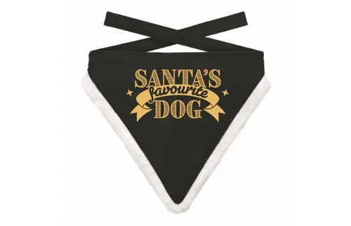 Plenty gifts Bandana xmas favorite dog black m