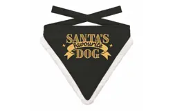 Plenty gifts Bandana xmas favorite dog black m