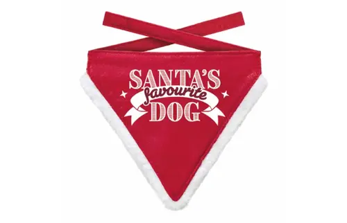 Plenty gifts Bandana xmas favorite dog red m