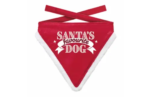 Plenty gifts Bandana xmas favorite dog red s