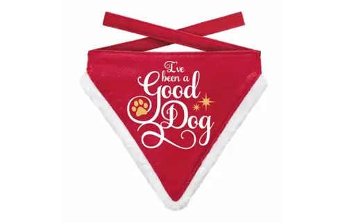 Plenty gifts Bandana xmas good dog red l