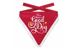 Plenty gifts Bandana xmas good dog red l