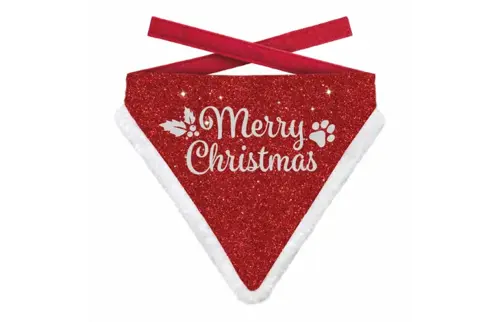 Plenty gifts Bandana xmas merry cms gl.dog red m