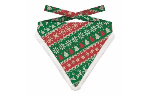 Plenty gifts Bandana xmas pattern mix dog m