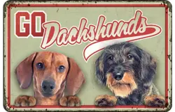 Plenty gifts Bord blik a4 go dachshunds (h)