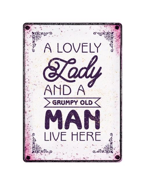 Plenty gifts Bord blik lovely lady