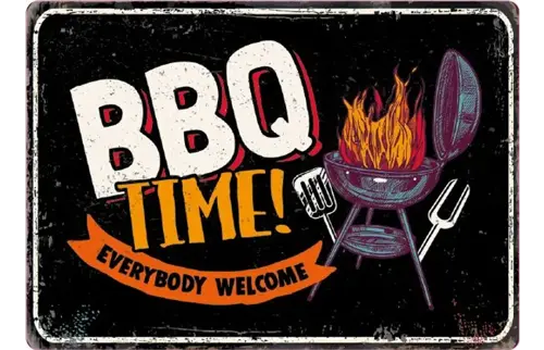 Plenty gifts Bordje metaal bbq time